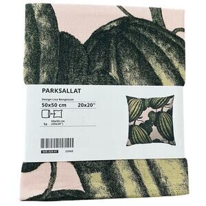 IKEA PARKSALLAT Pink & Green Pillow Cover 20" x 20"